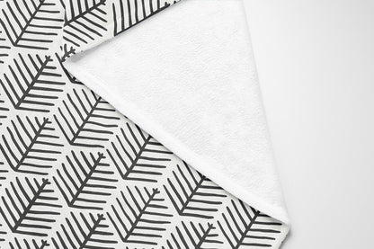 Stitch Patch Velveteen Fleece Blanket