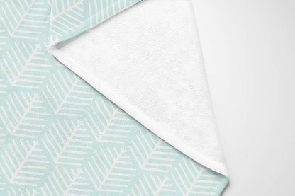 Stitch Patch Velveteen Fleece Blanket