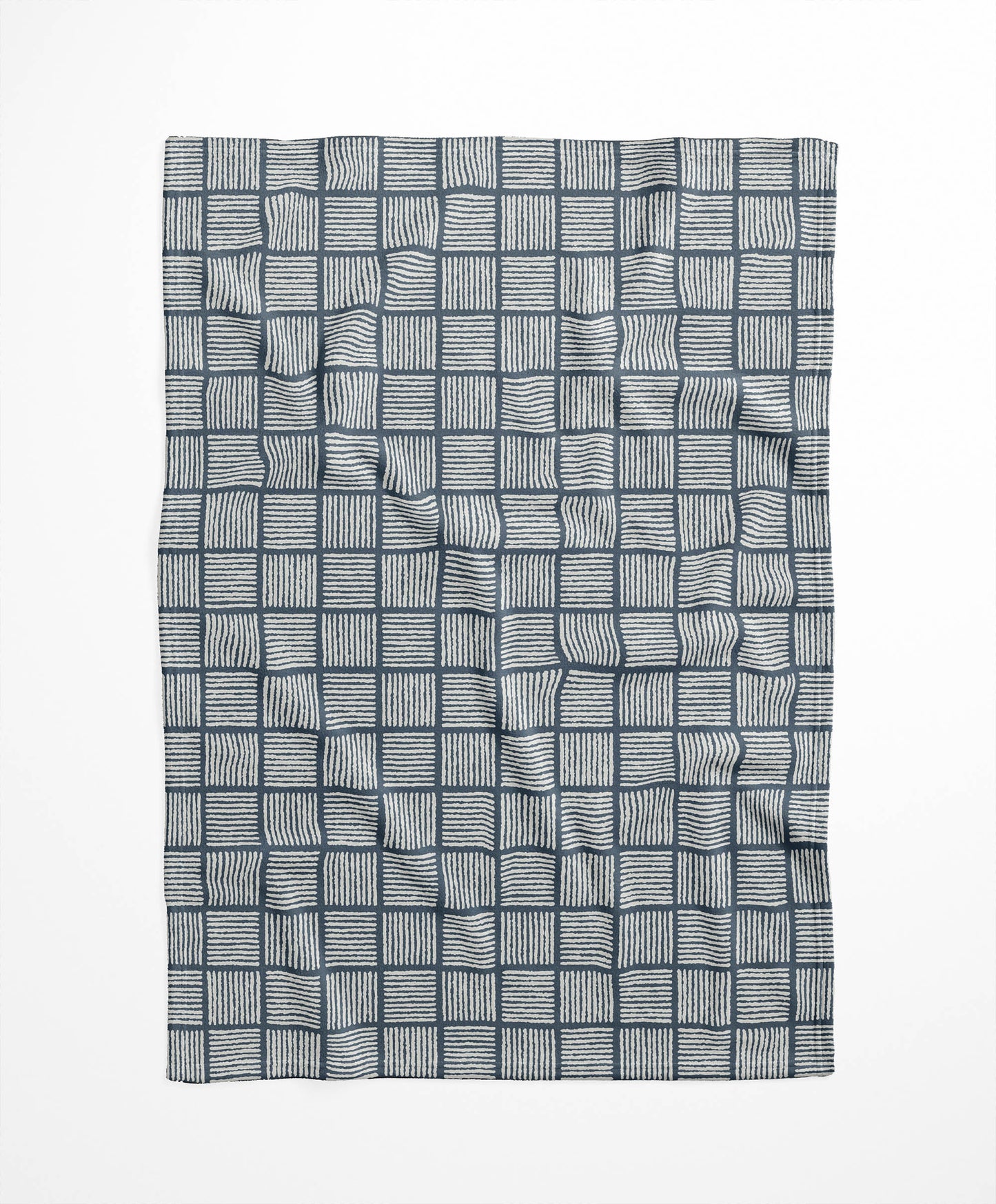 Tally Blocks Velveteen Fleece Blanket