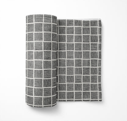 Tally Blocks Velveteen Fleece Blanket