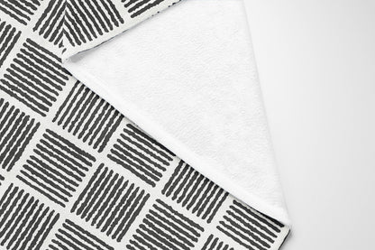 Tally Blocks Velveteen Fleece Blanket