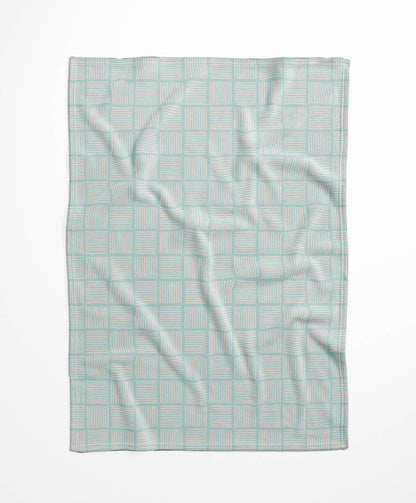 Tally Blocks Velveteen Fleece Blanket