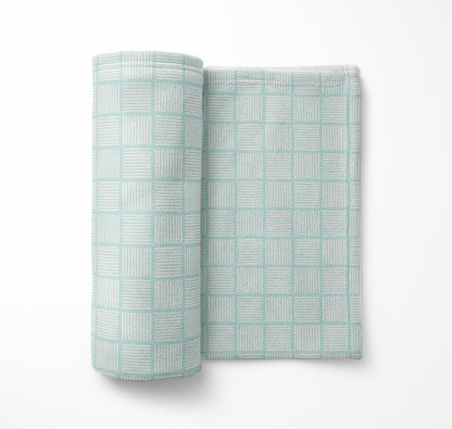 Tally Blocks Velveteen Fleece Blanket