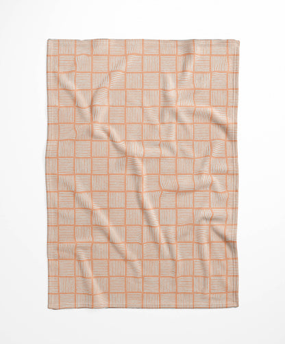 Tally Blocks Velveteen Fleece Blanket