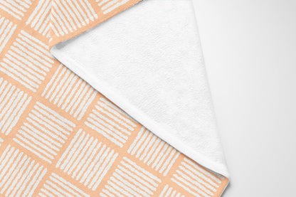 Tally Blocks Velveteen Fleece Blanket