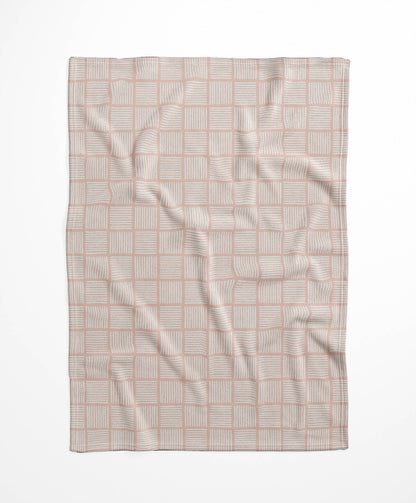 Tally Blocks Velveteen Fleece Blanket