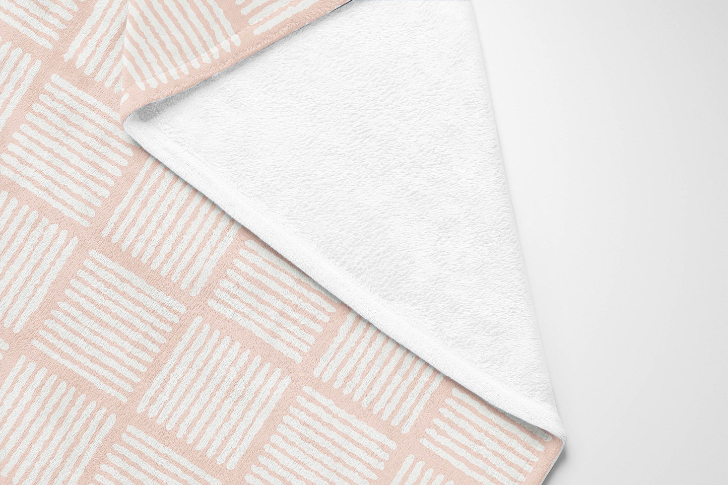 Tally Blocks Velveteen Fleece Blanket