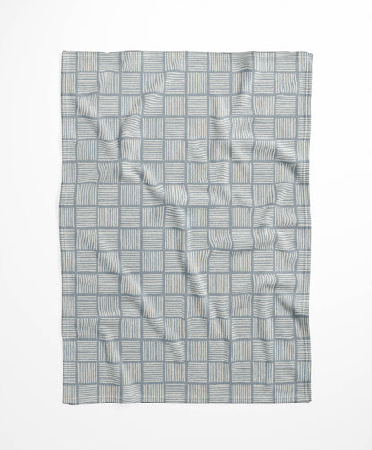 Tally Blocks Velveteen Fleece Blanket