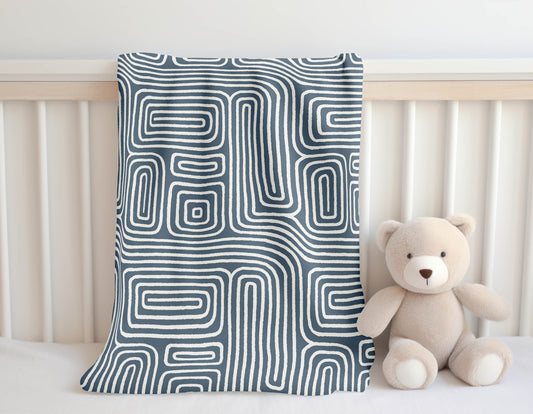 Timeless Walk Velveteen Fleece Blanket