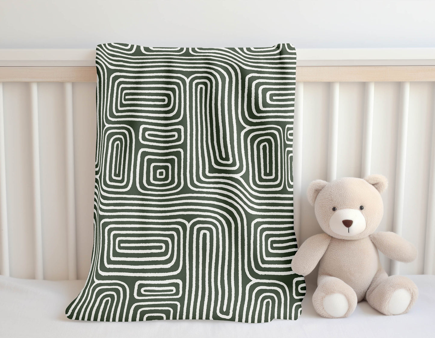 Timeless Walk Velveteen Fleece Blanket
