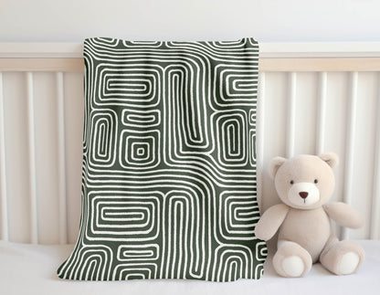 Timeless Walk Velveteen Fleece Blanket