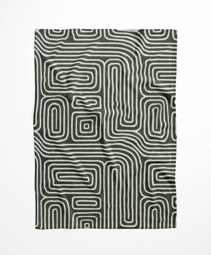 Timeless Walk Velveteen Fleece Blanket