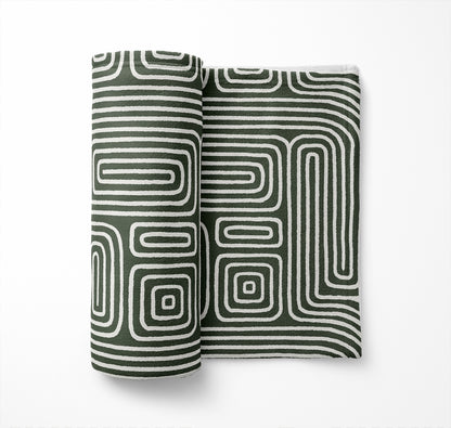 Timeless Walk Velveteen Fleece Blanket