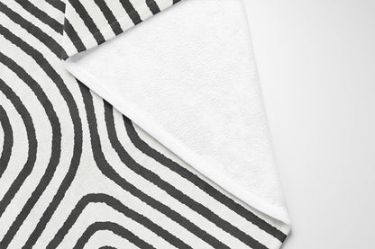 Timeless Walk Velveteen Fleece Blanket