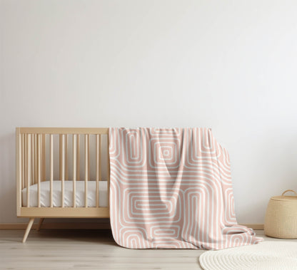 Timeless Walk Velveteen Fleece Blanket