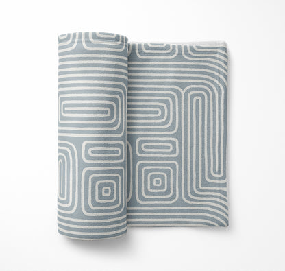 Timeless Walk Velveteen Fleece Blanket
