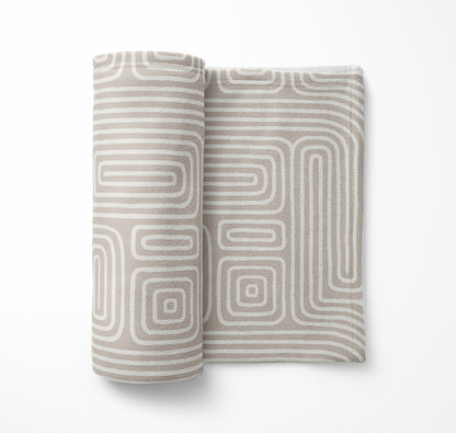 Timeless Walk Velveteen Fleece Blanket