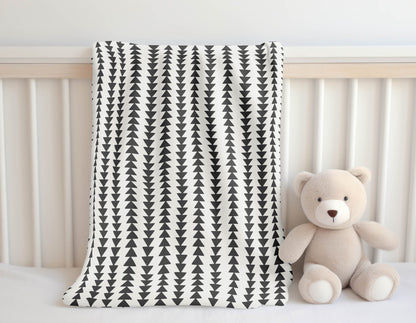 Tribal Arrows Velveteen Fleece Blanket