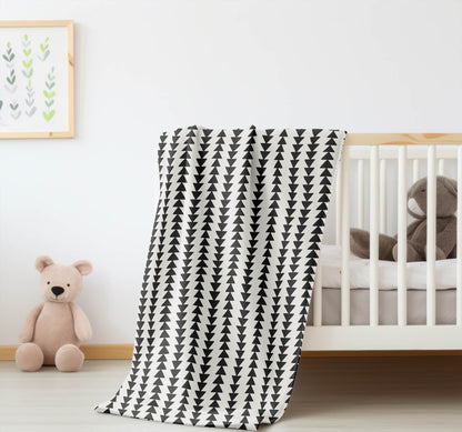 Tribal Arrows Velveteen Fleece Blanket