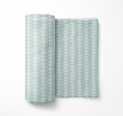 Tribal Arrows Velveteen Fleece Blanket