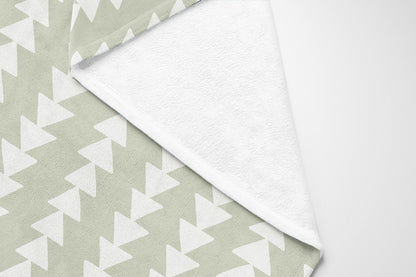 Tribal Arrows Velveteen Fleece Blanket