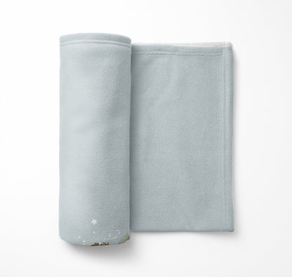 Bearly Velveteen Fleece Blanket