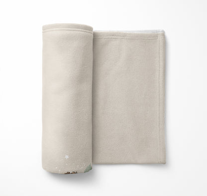 Bearly Velveteen Fleece Blanket