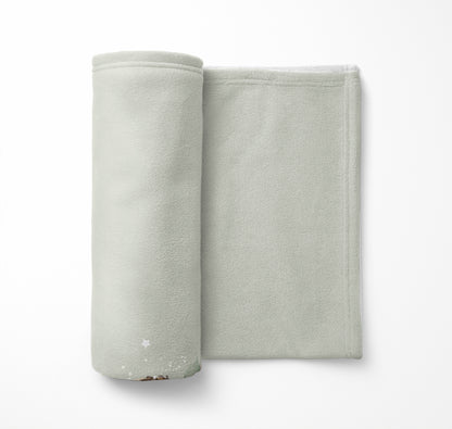 Bearly Velveteen Fleece Blanket