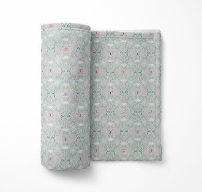 Bees & Butterflies Velveteen Fleece Blanket