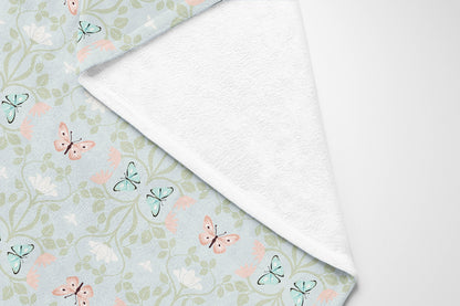 Bees & Butterflies Velveteen Fleece Blanket