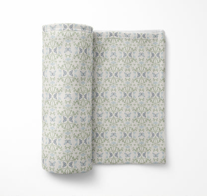 Bees & Butterflies Velveteen Fleece Blanket