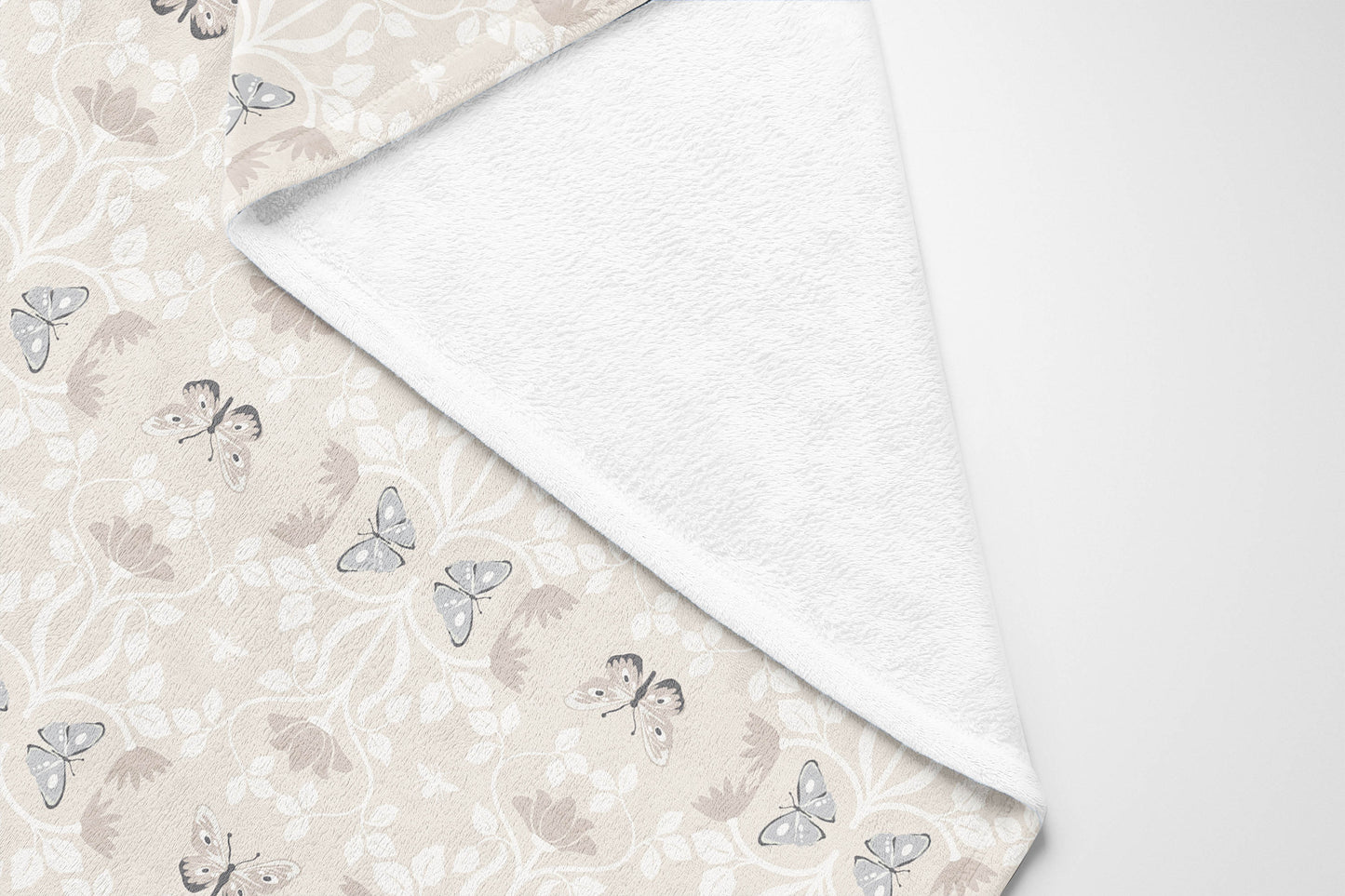 Bees & Butterflies Velveteen Fleece Blanket