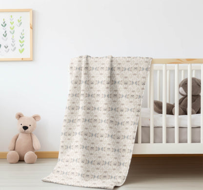 Bees & Butterflies Velveteen Fleece Blanket