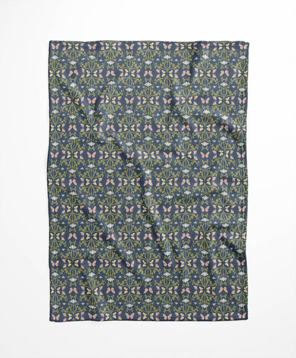 Bees & Butterflies Velveteen Fleece Blanket
