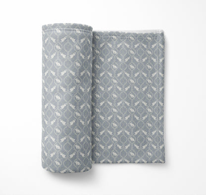 Nantucket Bunny Velveteen Fleece Blanket