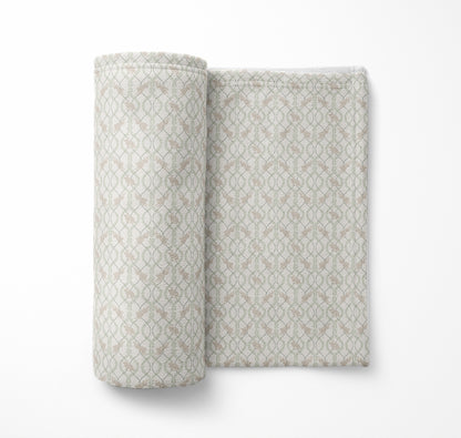 Nantucket Bunny Velveteen Fleece Blanket