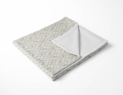 Nantucket Bunny Velveteen Fleece Blanket