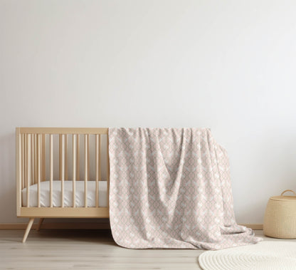 Nantucket Bunny Velveteen Fleece Blanket