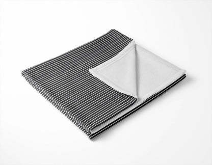 Random Stripes Velveteen Fleece Blanket