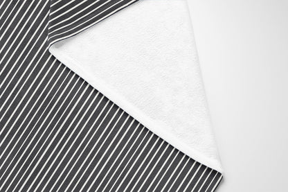 Random Stripes Velveteen Fleece Blanket