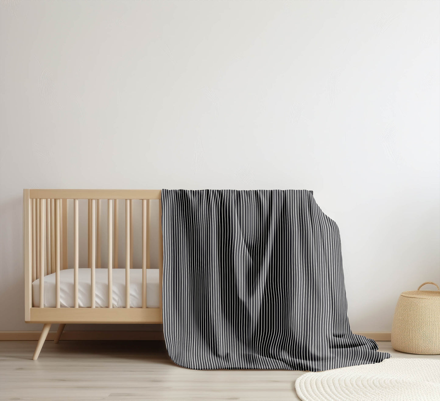 Random Stripes Velveteen Fleece Blanket