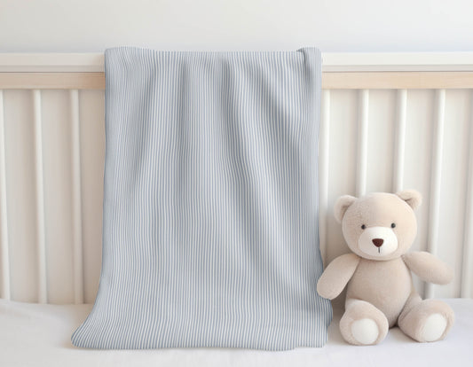 Random Stripes Velveteen Fleece Blanket