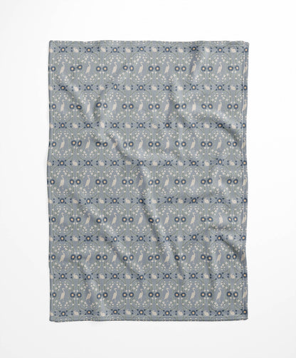 Storks & Bunnies Velveteen Fleece Blanket