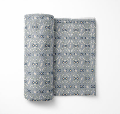 Storks & Bunnies Velveteen Fleece Blanket