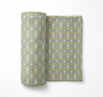 Storks & Bunnies Velveteen Fleece Blanket