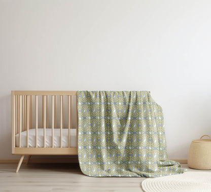 Storks & Bunnies Velveteen Fleece Blanket